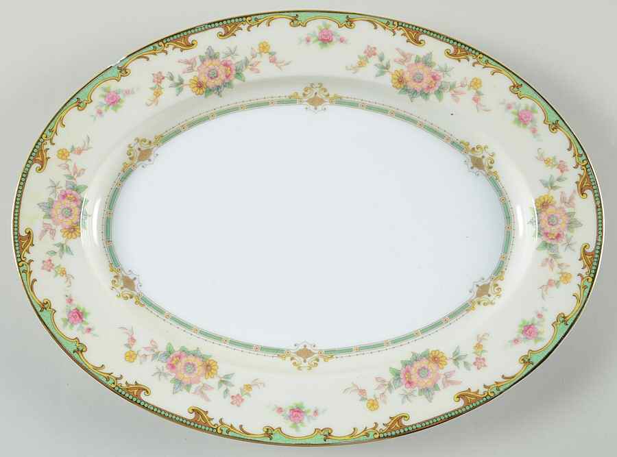 Clintonia 11" Oval Serving Platter by Noritake-1