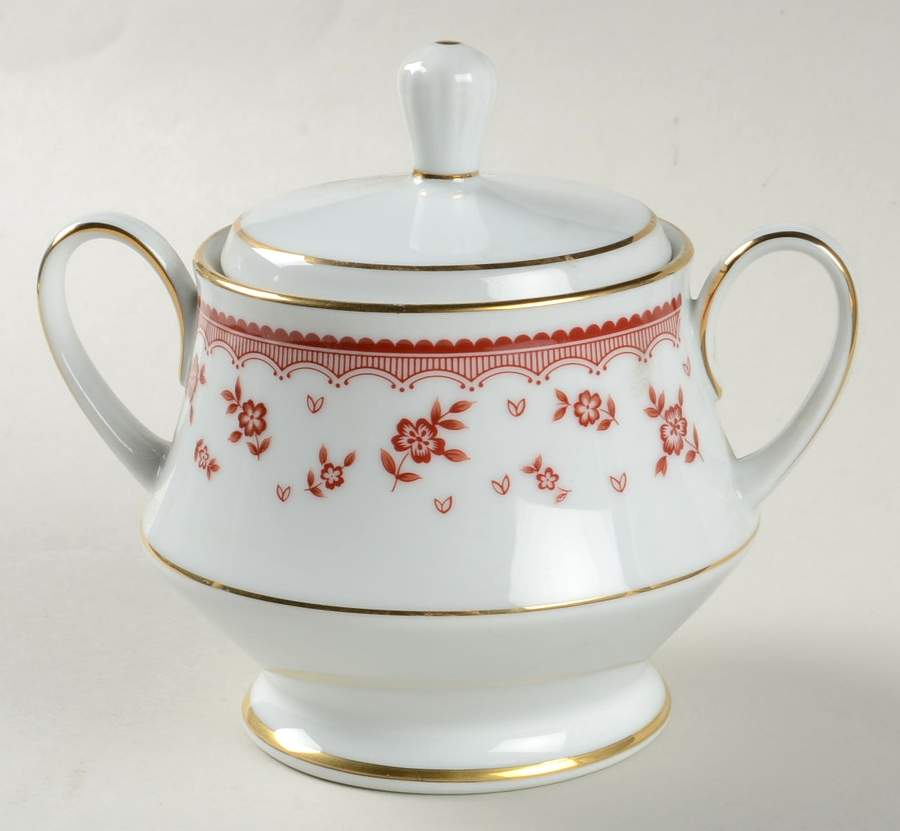 Clinton Sugar Bowl & Lid by Noritake-1