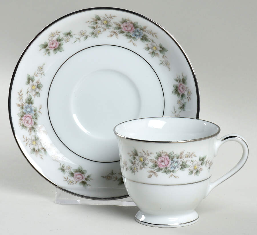 Closter Footed Demitasse Cup & Saucer Set by Noritake-1