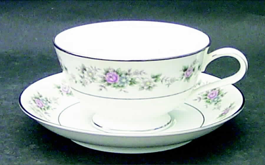 Closter Footed Cup & Saucer Set by Noritake-1