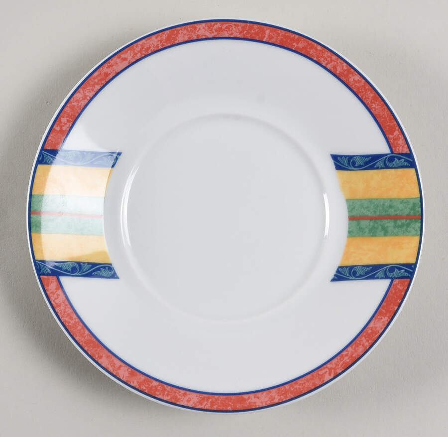 Club Stripe Saucer by Noritake-1