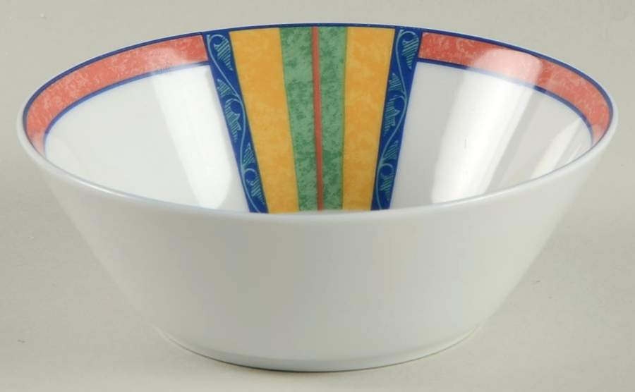 Club Stripe Fruit/Dessert (Sauce) Bowl by Noritake-1