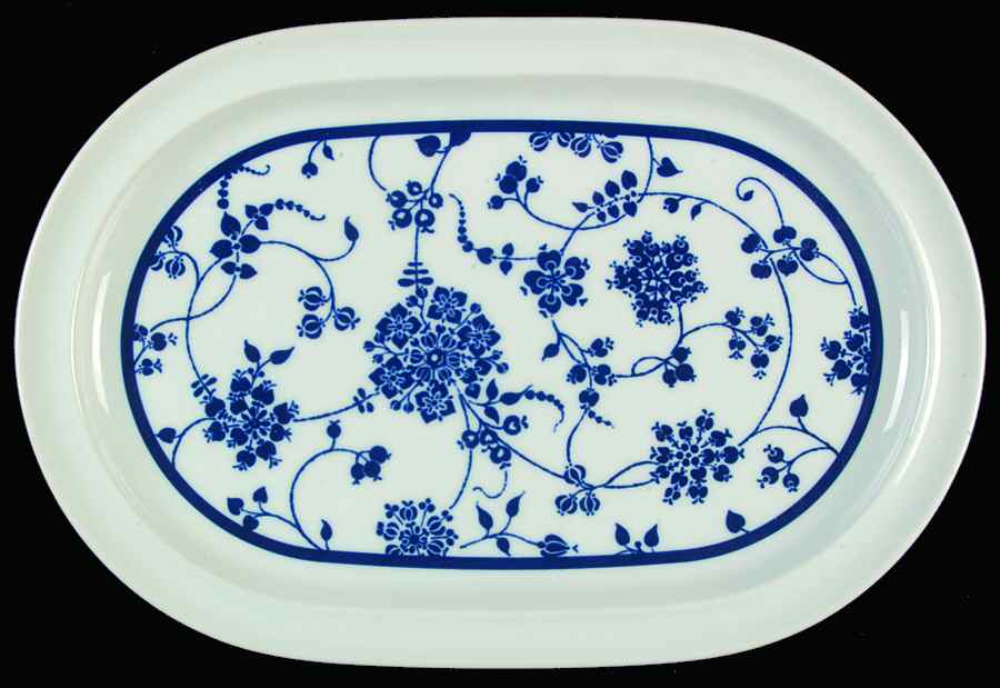 Clinging Vine 14" Oval Serving Platter by Noritake-1
