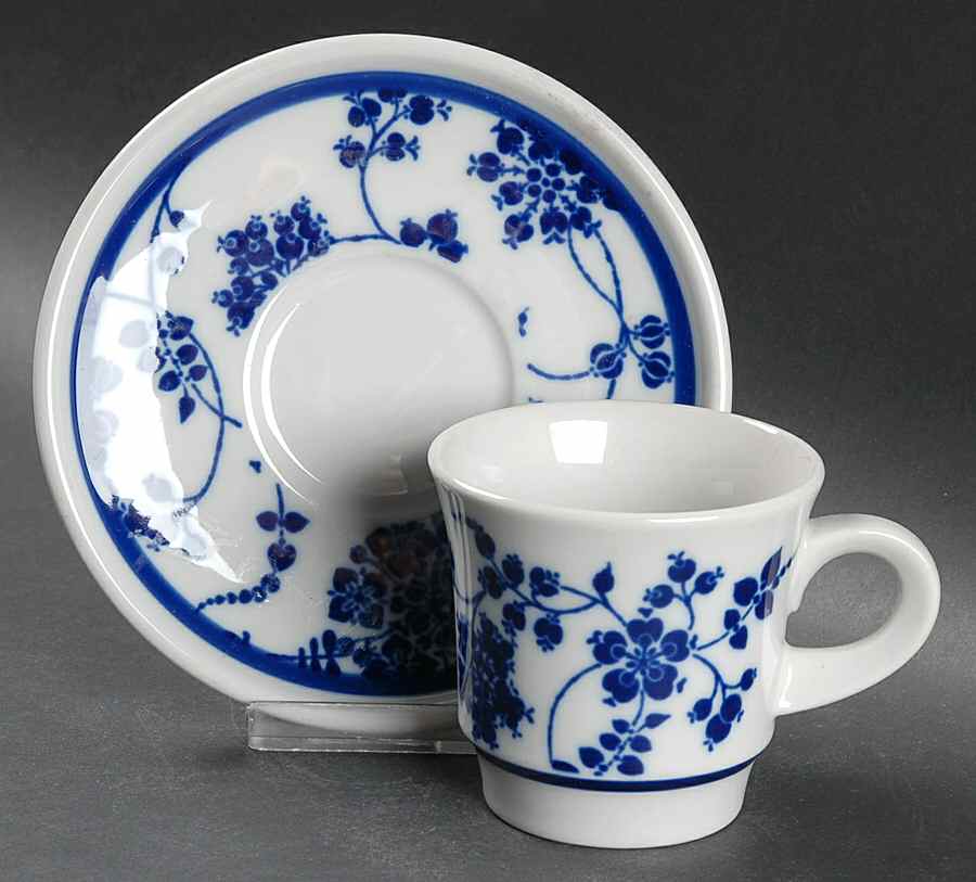 Clinging Vine Flat Cup & Saucer Set by Noritake-1