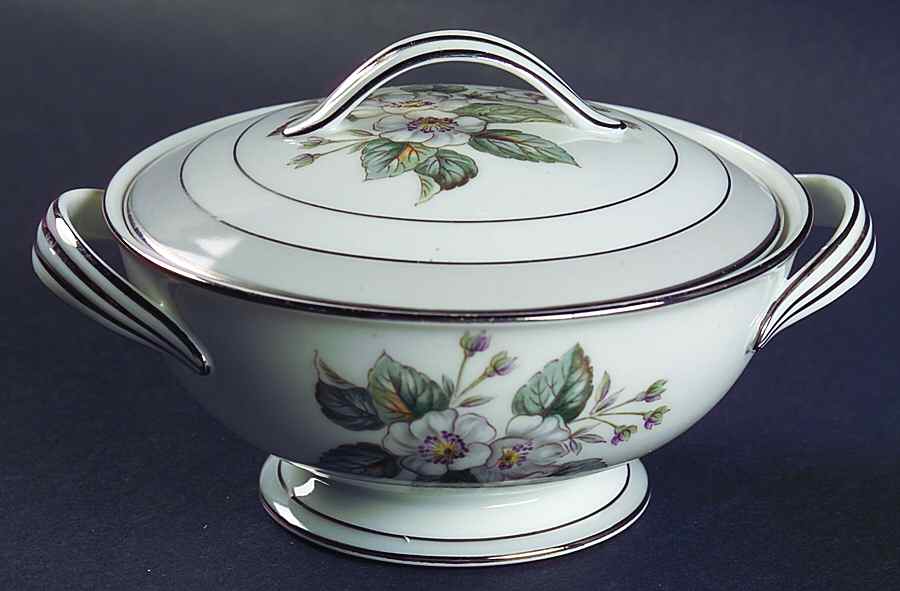 Cobina Sugar Bowl & Lid by Noritake-1