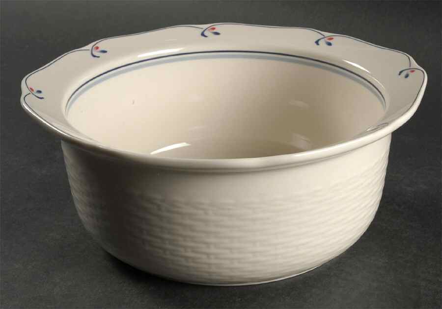 Copper Bud 9" Round Vegetable/Souffle by Noritake-1