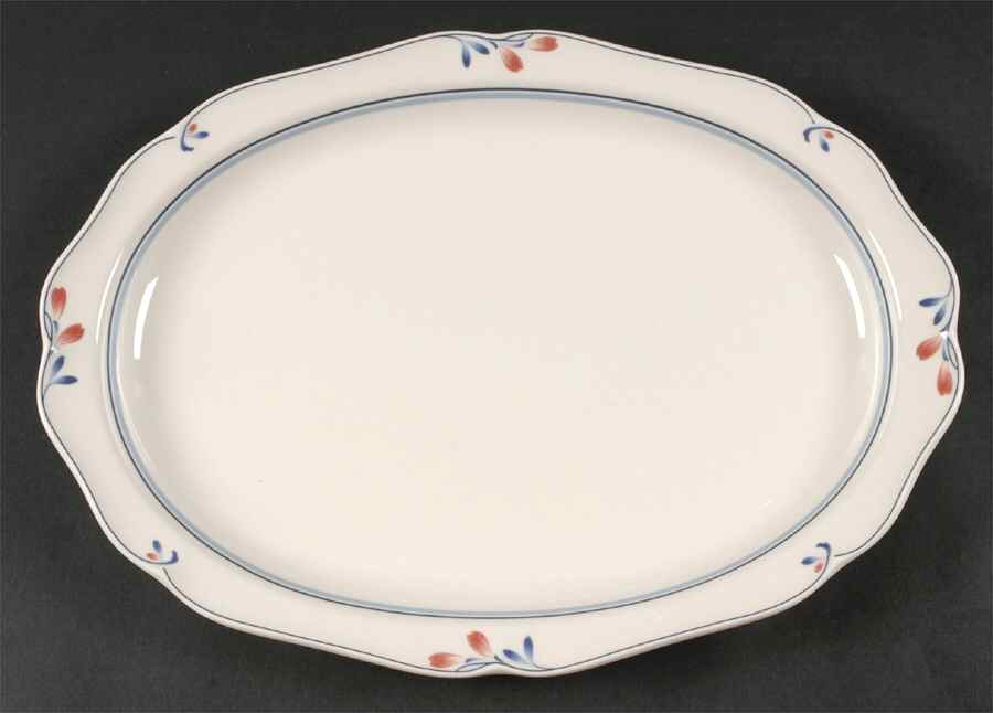 Copper Bud 14" Oval Serving Platter by Noritake-1
