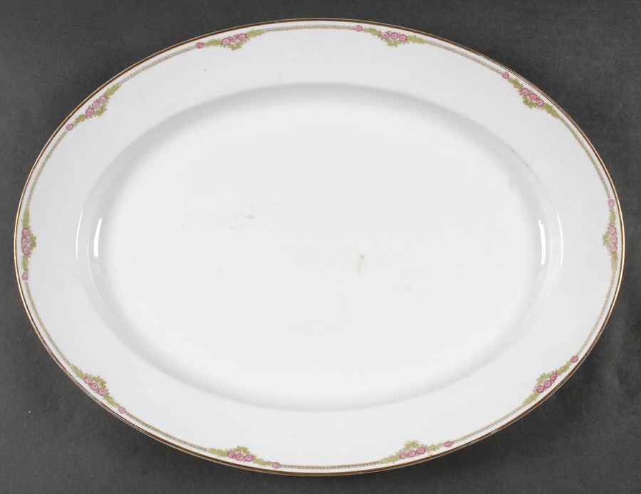 Coburg 16" Oval Serving Platter by Noritake-1