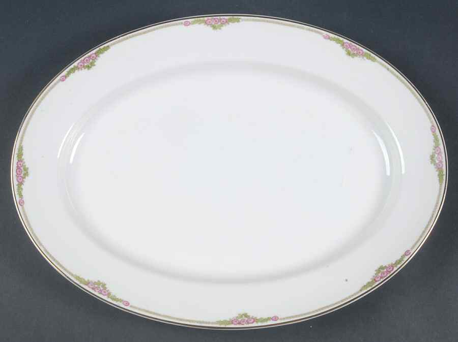 Coburg 13" Oval Serving Platter by Noritake-1