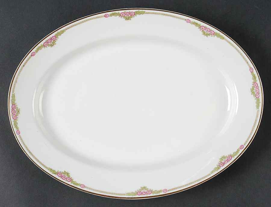 Coburg 11" Oval Serving Platter by Noritake-1