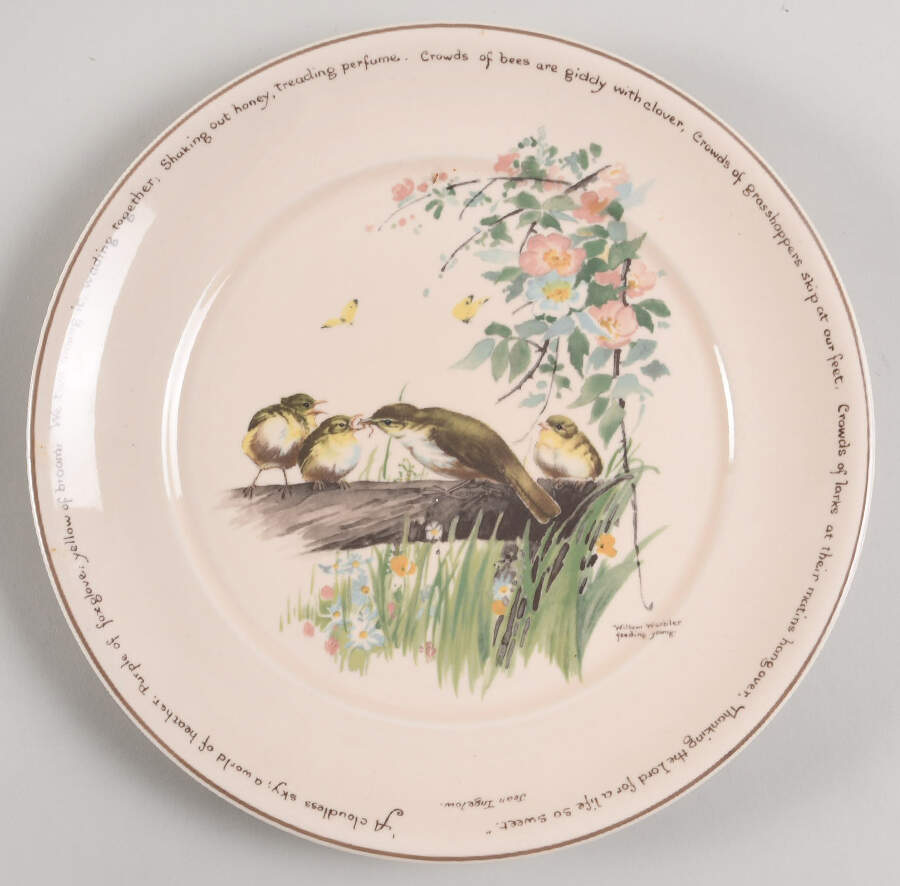 Country Diary Edwardian Lady 12" Chop Plate (Round Platter) by Noritake-1