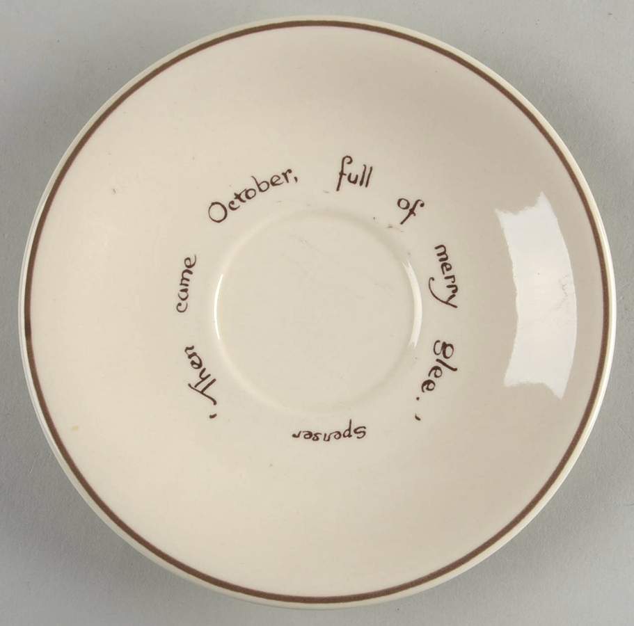 Country Diary Edwardian Lady Saucer by Noritake-1