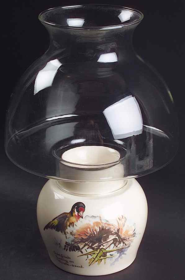 Country Diary Edwardian Lady Hurricane Lamp & Globe by Noritake-1
