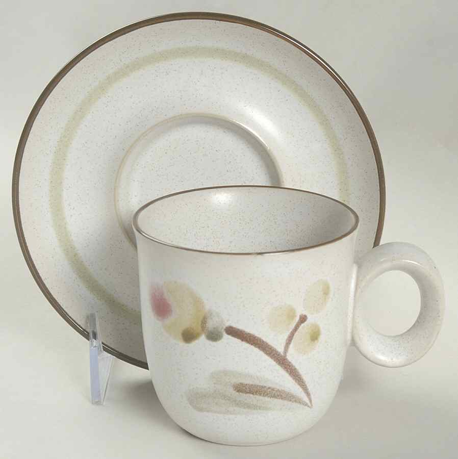 County Fair Flat Cup & Saucer Set by Noritake-1
