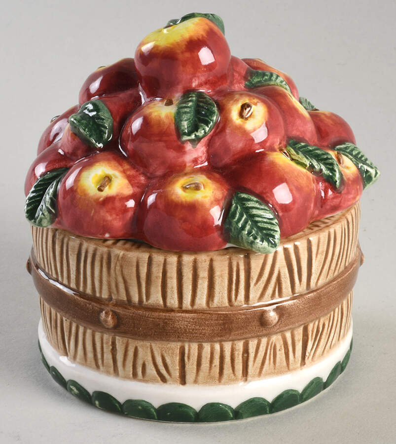 Country Fences Figural Sugar Bowl & Lid by Noritake-1