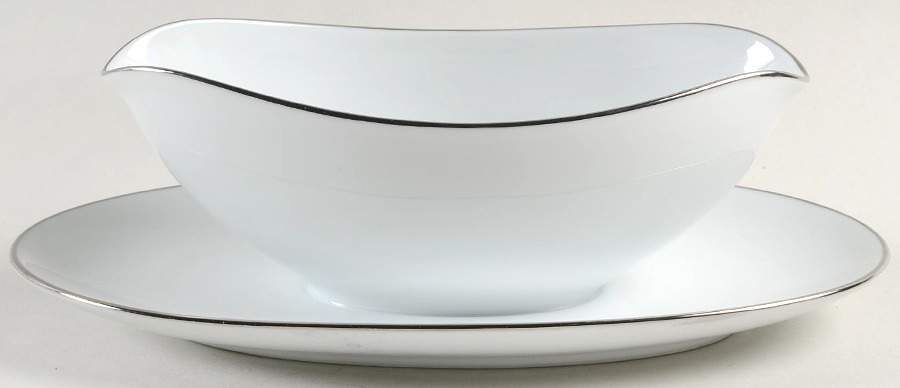 Colony Gravy Boat with Attached Underplate by Noritake-1