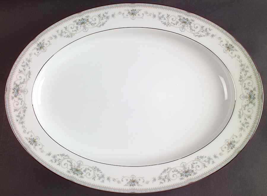 Colburn 16" Oval Serving Platter by Noritake-1