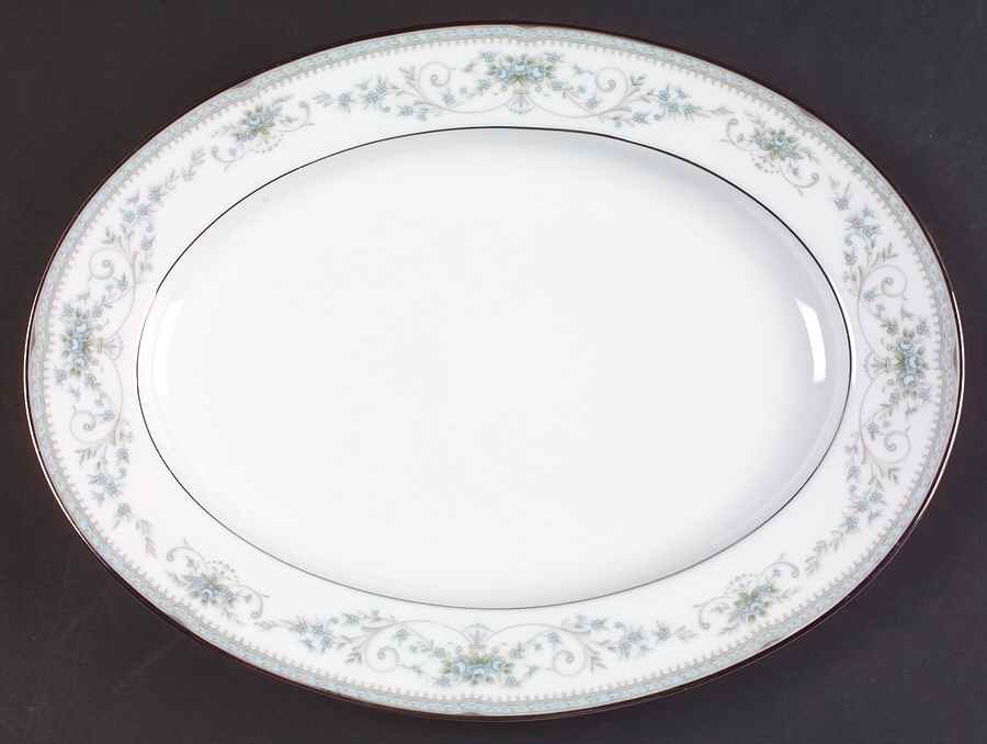 Colburn 11" Oval Serving Platter by Noritake-1