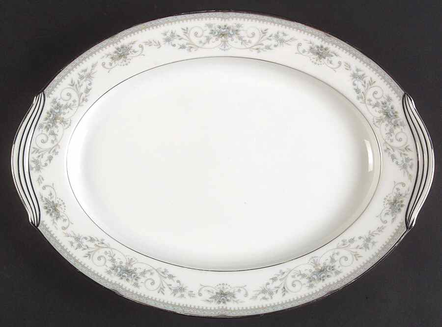 Colburn 11" Oval Serving Platter by Noritake-1