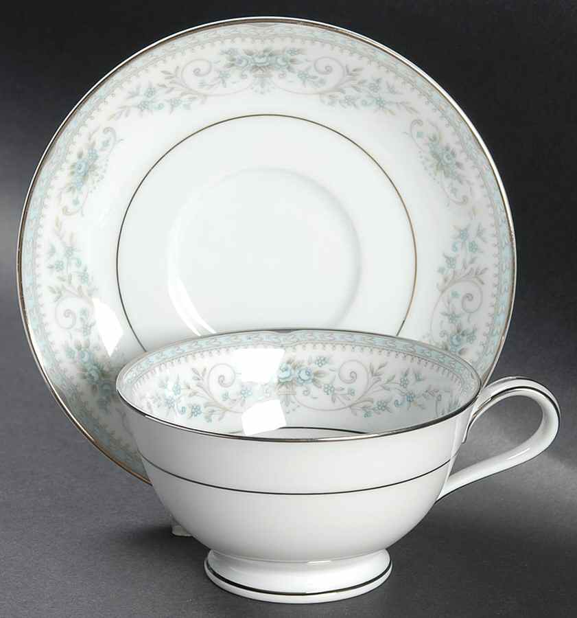 Colburn Footed Cup & Saucer Set by Noritake-1