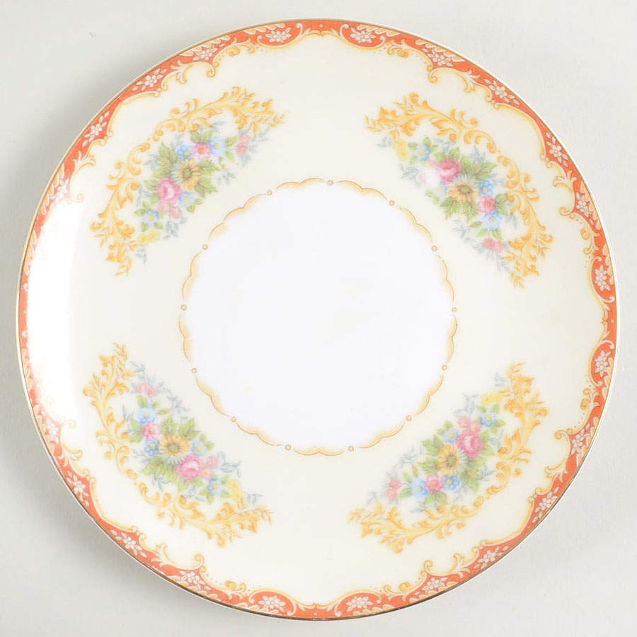 Colby (Rust On Edge) Saucer for Cream Soup Bowl by Noritake-1