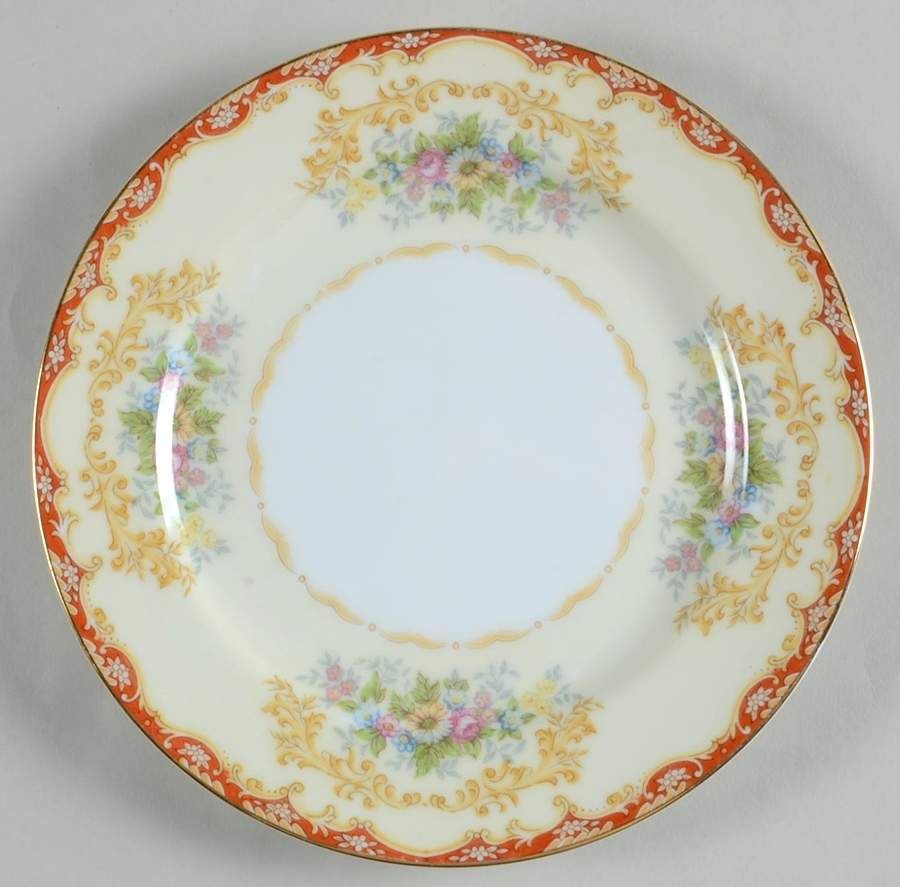 Colby (Rust On Edge) Salad Plate by Noritake-1