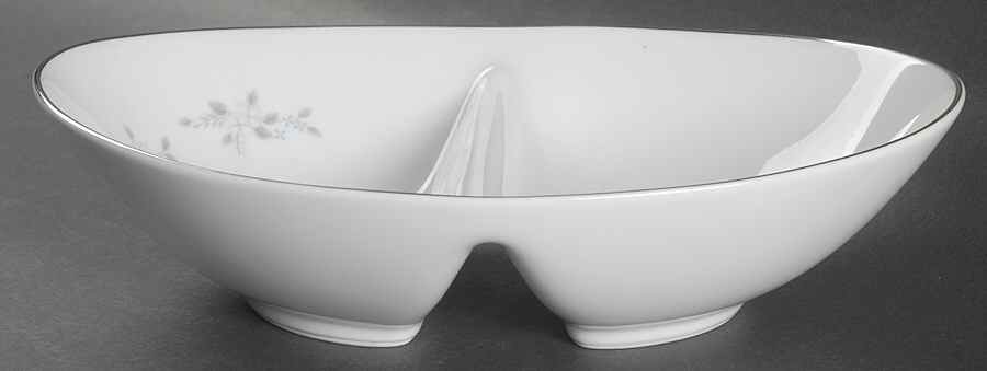 Colmar 10" Oval Divided Vegetable Bowl by Noritake-1
