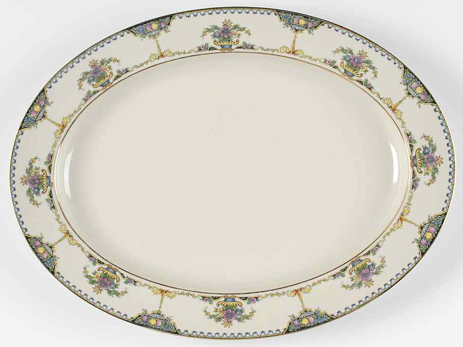 Colonade 16" Oval Serving Platter by Noritake-1
