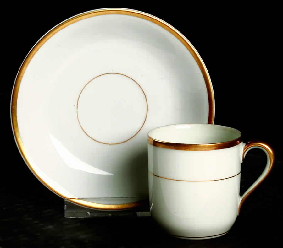 Colonial (No Number) Flat Demitasse Cup & Saucer Set by Noritake-1