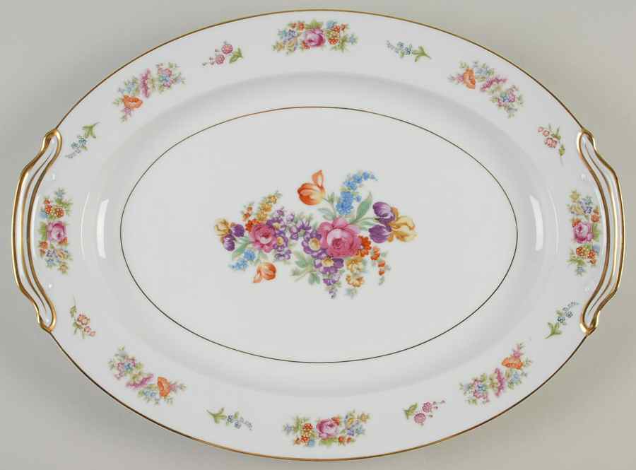 Colton 16" Oval Serving Platter by Noritake-1