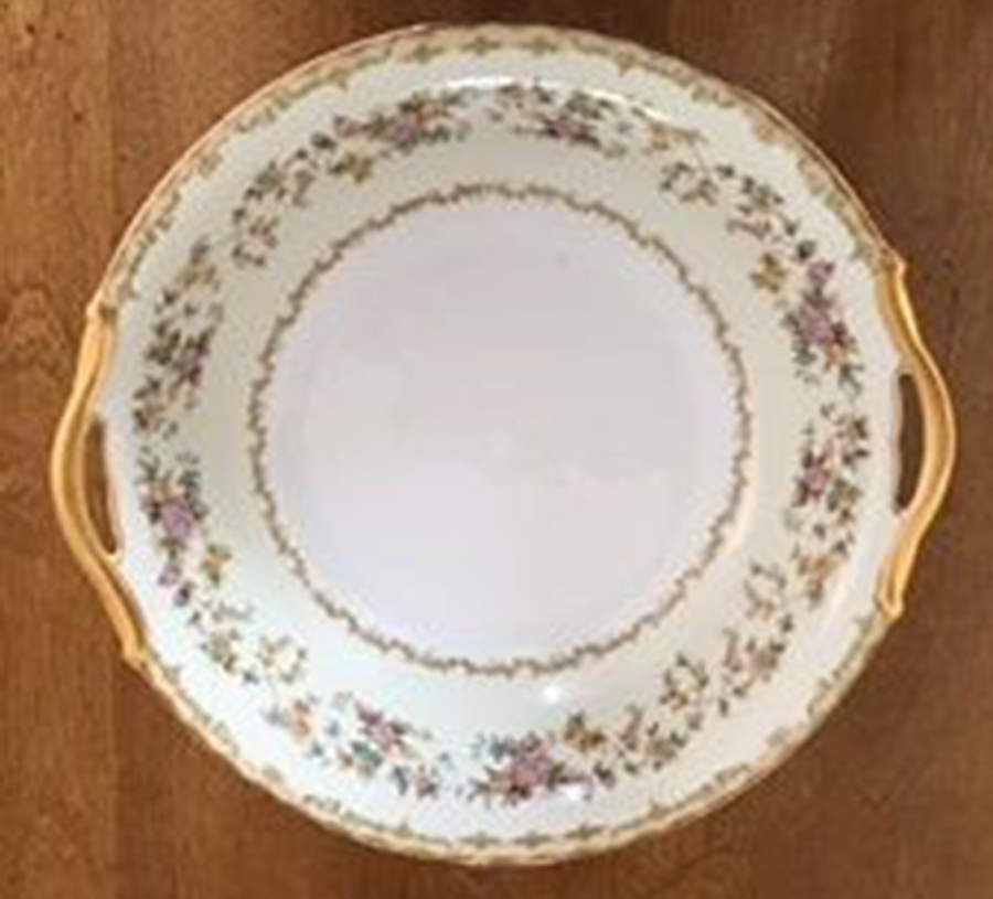Columbine (3803) Handled Cake Plate by Noritake-1