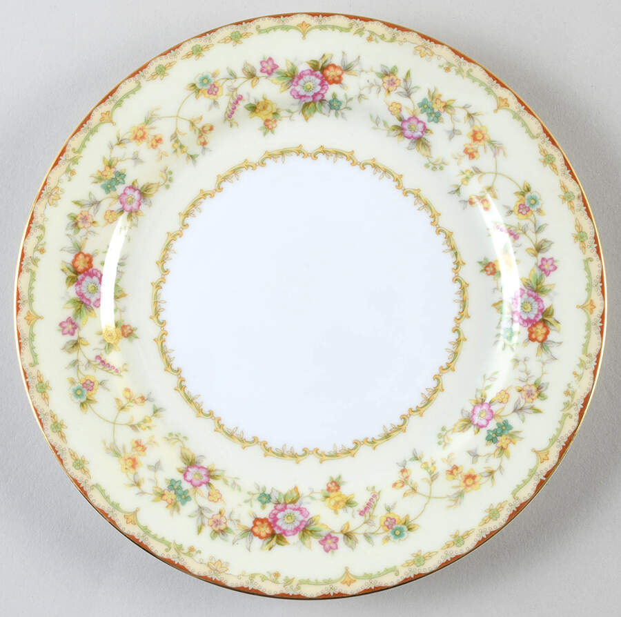 Columbine (3803) Luncheon Plate by Noritake-1
