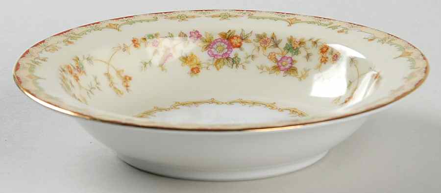 Columbine (3803) Rim Fruit/Dessert (Sauce) Bowl by Noritake-1