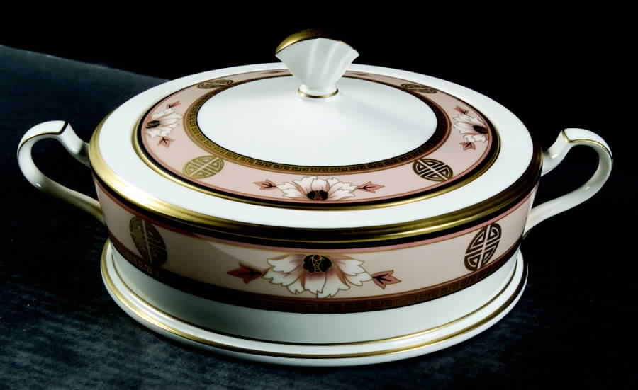 Commemoration Round Covered Vegetable by Noritake-1