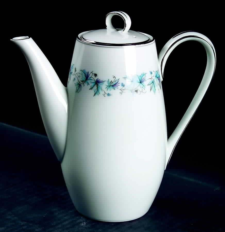 Concord (Platinum Trim) Small Coffee Pot & Lid by Noritake-1