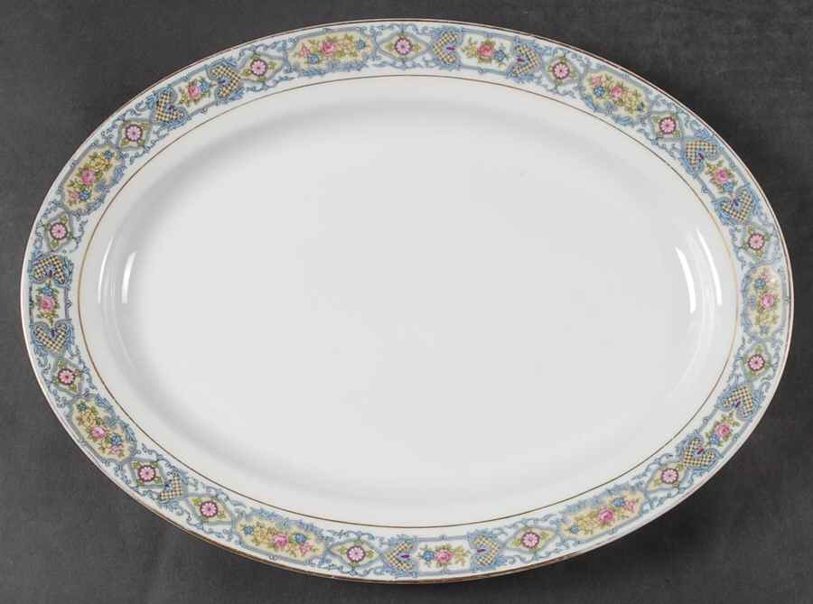 The Coniston 13" Oval Serving Platter by Noritake-1