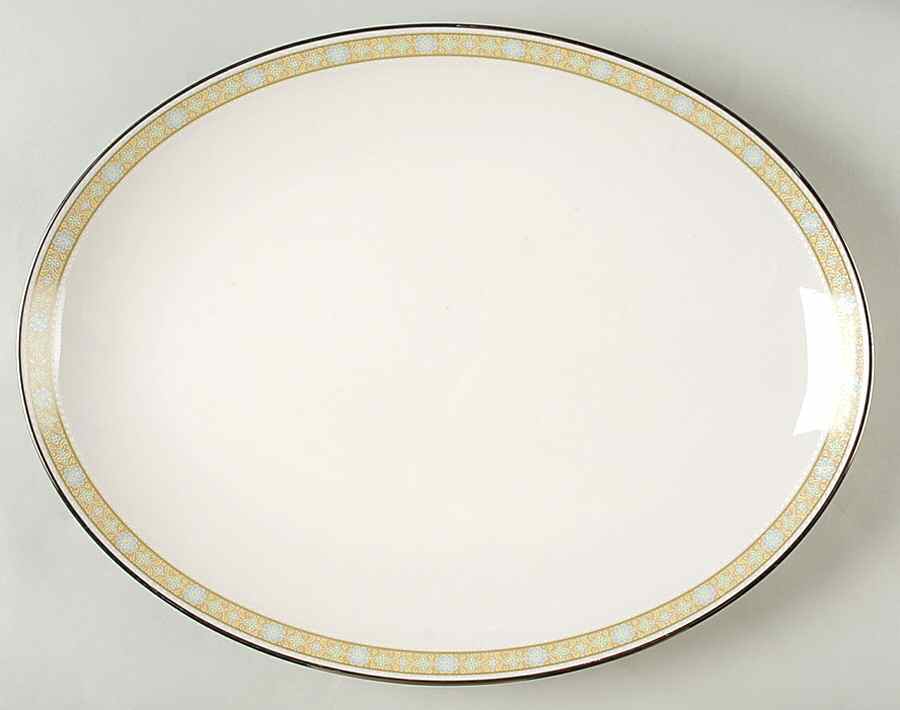 Connie 15" Oval Serving Platter by Noritake-1