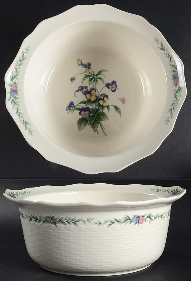 Conservatory 10" Round Vegetable/Souffle by Noritake-1