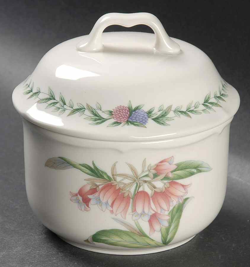 Conservatory Sugar Bowl & Lid by Noritake-1