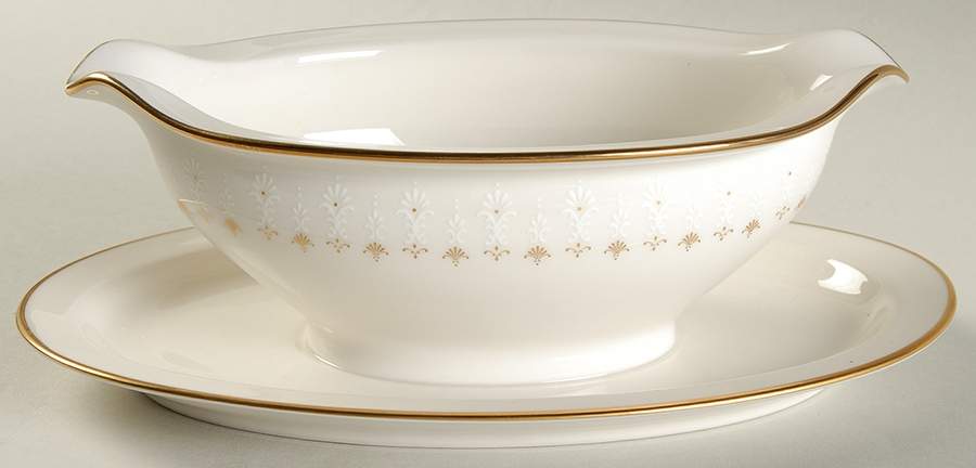 Constellation Gravy Boat with Attached Underplate by Noritake-1