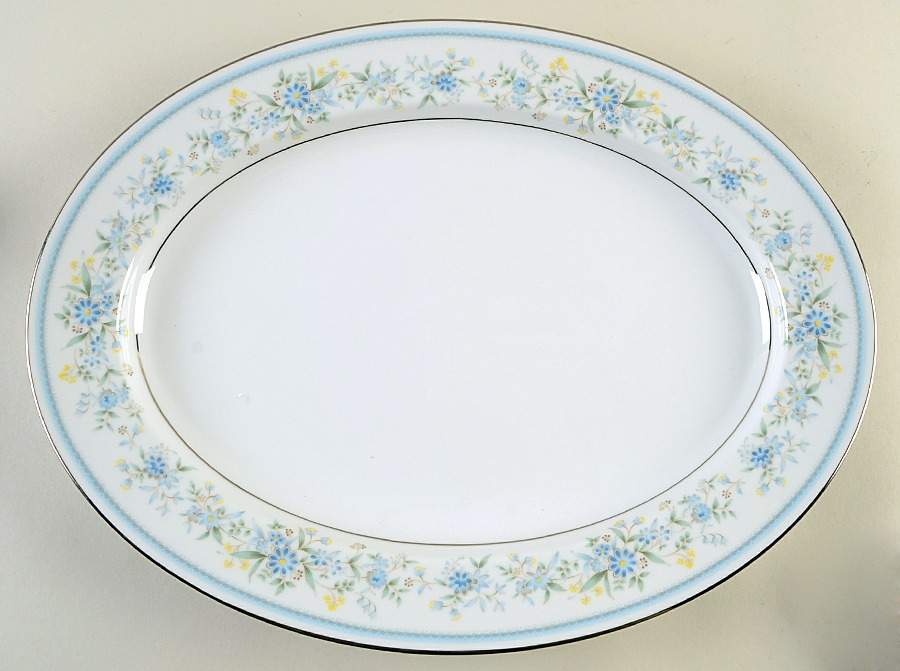 Contentment 16" Oval Serving Platter by Noritake-1