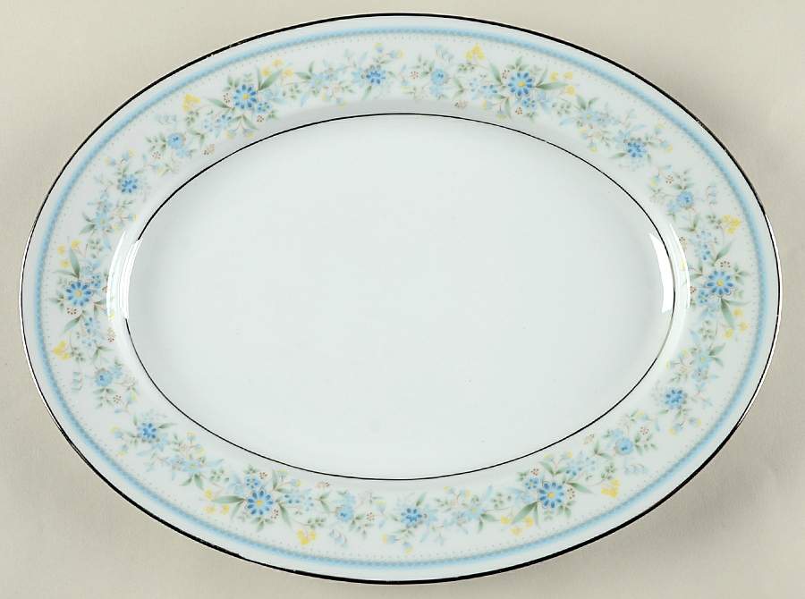 Contentment 11" Oval Serving Platter by Noritake-1