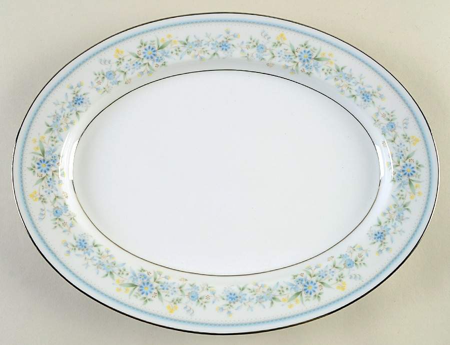 Contentment 13" Oval Serving Platter by Noritake-1