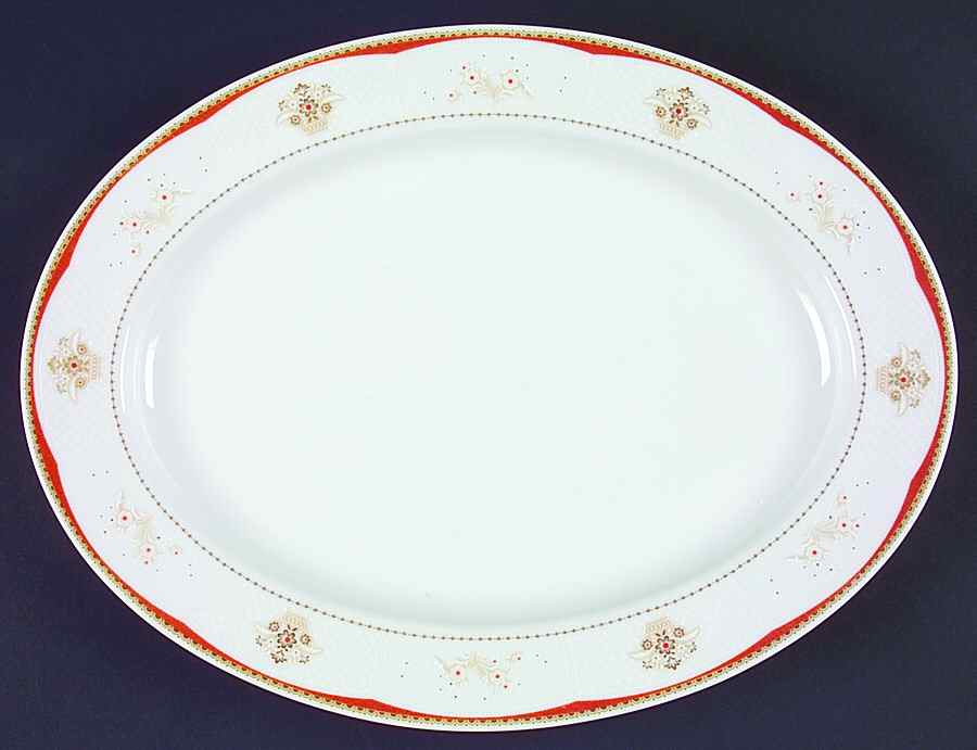 Contessa 13" Oval Serving Platter by Noritake-1