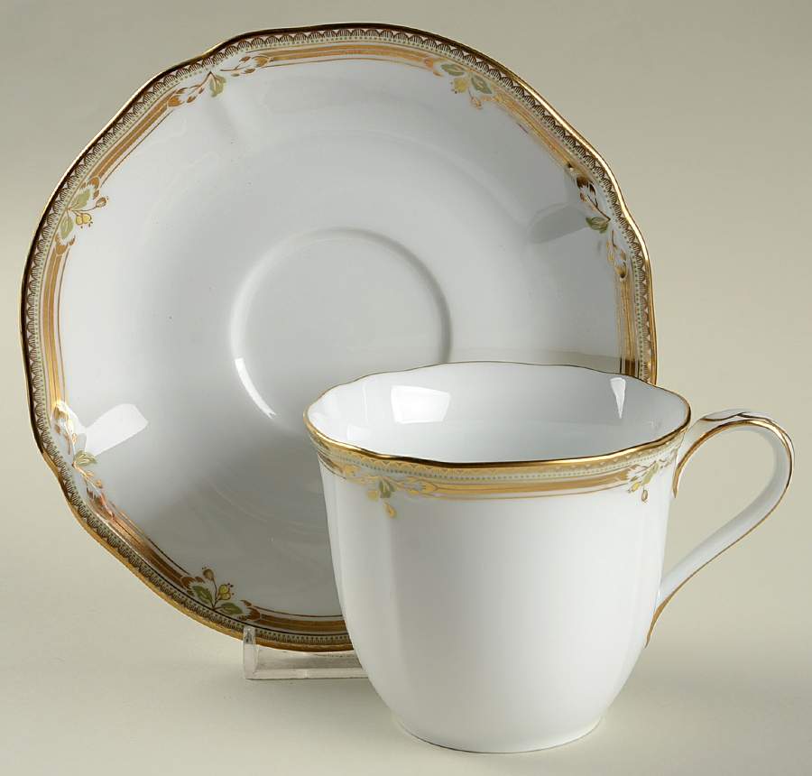 Contessa Flat Cup & Saucer Set by Noritake-1