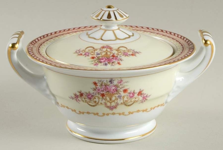 Conway Sugar Bowl & Lid by Noritake-1
