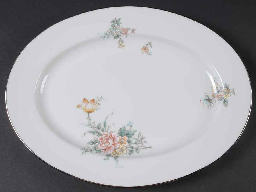 Coquet 11" Oval Serving Platter by Noritake-1
