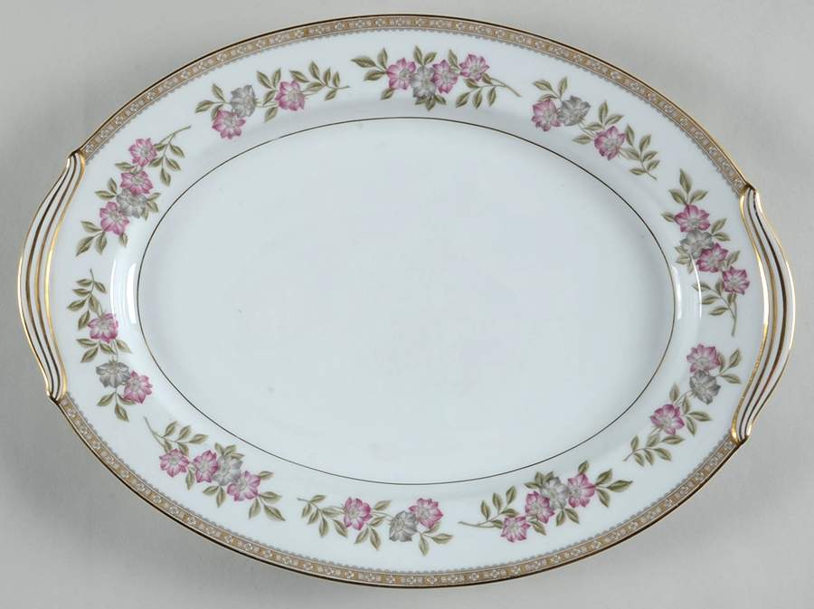 Cordell 13" Oval Serving Platter by Noritake-1