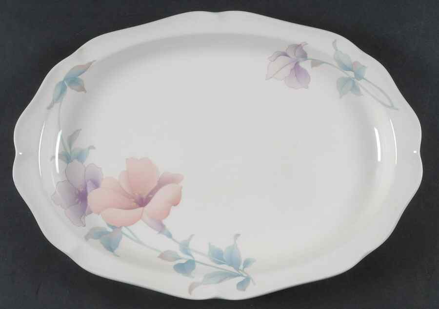 Coram 14" Oval Serving Platter by Noritake-1