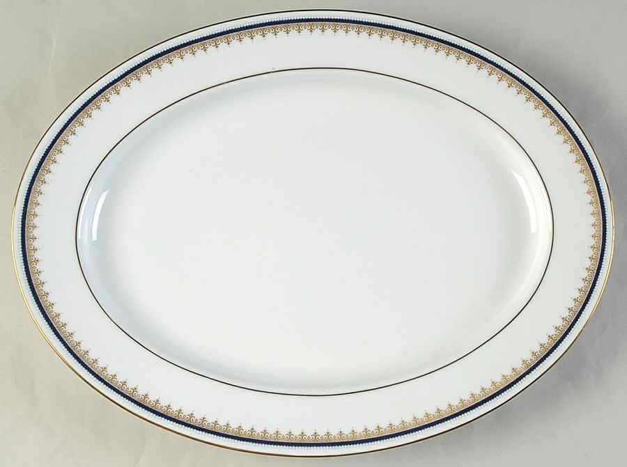 Cordon 13" Oval Serving Platter by Noritake-1